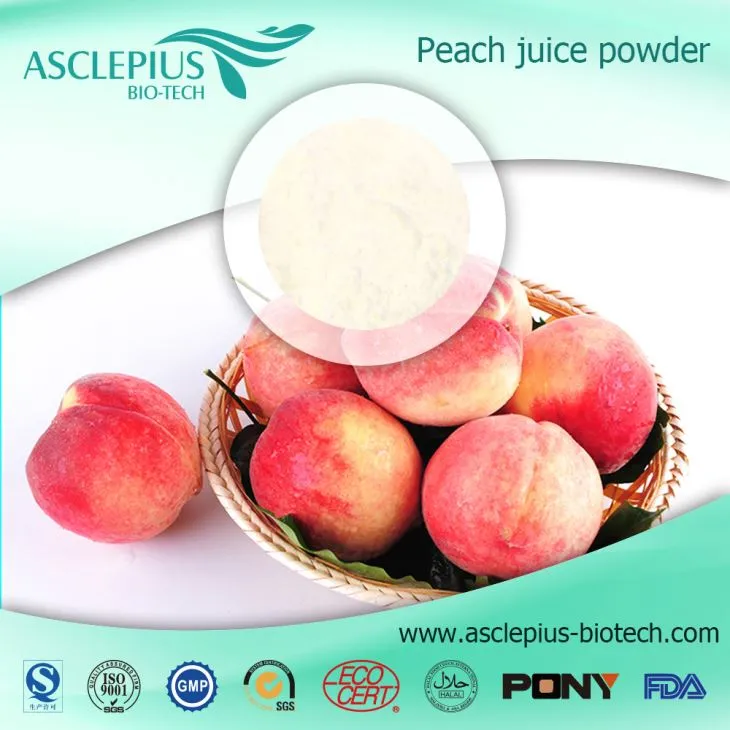 Peach Juice Powder, Peach Extract Powder Supplier Wholesale